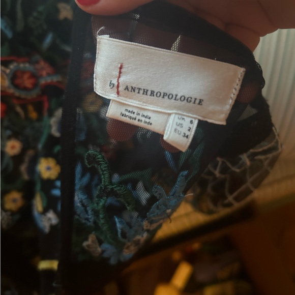 Anthropologie Esther Embroidered Midi Dress - Picture 5 of 5